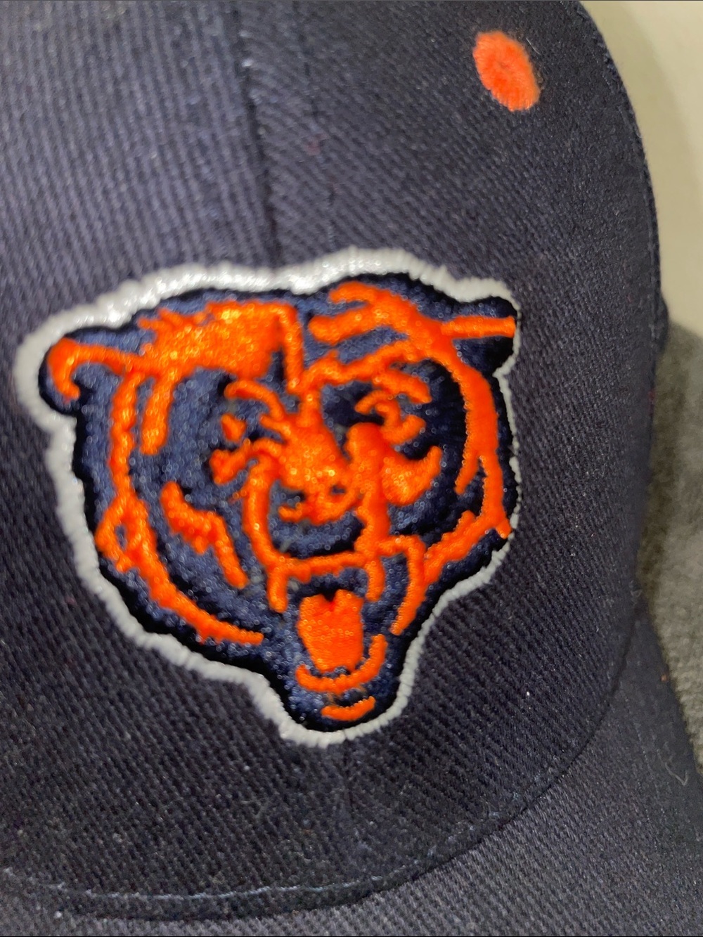 Chicago Bears Navy and Orange Baseball Cap - Picture 5 of 5
